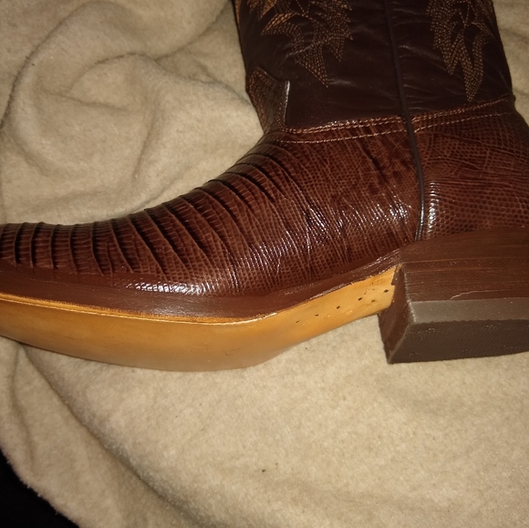 Handmade Cowboy boots french toe - Picture 4 of 10